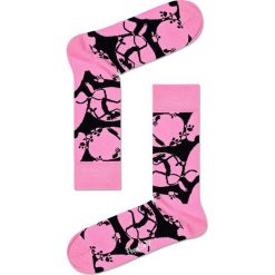 Happy Socks - Skarpetki Pink Panther. Różowe skarpetki damskie z elastanu. Za 54,90 zł.