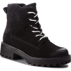Trapery TAMARIS - 1-25214-21 Black Comb 098. Czarne trapery damskie Tamaris, z nubiku. W wyprzedaży za 289,00 zł.