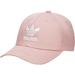 Adidas Trefoil Baseball Cap EK2994 czapka z daszkiem damskie różowe OSFW. Różowe czapki damskie Adidas, bez wzorów, z bawełny. W wyprzedaży za 59,99 zł.