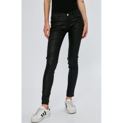Answear - Jeansy. Czarne jeansy damskie marki ANSWEAR, s, bez wzorów, z jeansu. W wyprzedaży za 99,90 zł.