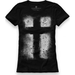T-shirt damski UNDERWORLD Cross. Białe koszulki damskie Underworld, s, bez wzorów, z bawełny, bez kołnierzyka, bez rękawów. Za 69,99 zł.