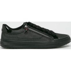 S. Oliver - Buty. Czarne buty sportowe damskie S.Oliver, bez wzorów, z gumy, sportowe. W wyprzedaży za 159,90 zł.