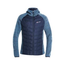 Berghaus Duneline Hybrid Fl Jkt Dark Blue/Dark Blue S. Niebieskie kurtki sportowe męskie Berghaus, s, bez wzorów, bez kaptura, outdoorowe. W wyprzedaży za 589,00 zł.