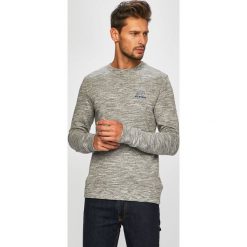 Jack & Jones - Bluza. Szare bluzy męskie Jack & Jones, xl, z nadrukiem, z bawełny, z okrągłym kołnierzem, bez rękawów, bez kaptura. W wyprzedaży za 89,90 zł.