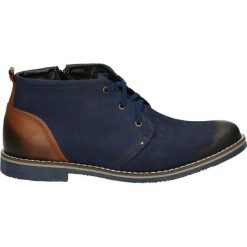 Botki męskie - 060 NAB BL-BR. Czarne bez kategorii Venezia, z nubiku. Za 239,00 zł.