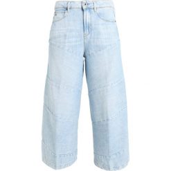 GStar SPIRAQ 3D HIGH CULOTTE Jeansy Relaxed Fit lt aged. Niebieskie jeansy damskie marki G-Star, bez wzorów, z bawełny. W wyprzedaży za 587,30 zł.