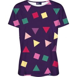 Bluzki, topy, tuniki: Colour Pleasure Koszulka damska CP-030 115 fioletowa r. XS/S