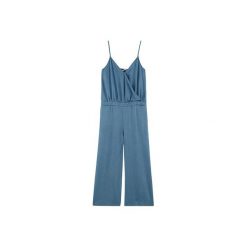 Kombinezon damski. Szare kombinezony damskie Promod, bez wzorów, z lyocellu, eleganckie, bez kołnierzyka, bez rękawów, długie. Za 169,90 zł.