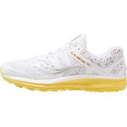 Saucony GUIDE ISO Obuwie do biegania Stabilność white. Białe buty do biegania męskie Saucony, z materiału. Za 589,00 zł.