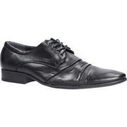 Czarne buty wizytowe sznurowane Casu 882-9. Czarne buty wizytowe męskie marki Casu, na sznurówki. Za 59,99 zł.