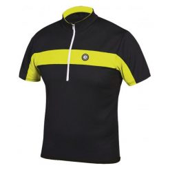 Etape Koszulka Na Rower Face Black/Yellow Fluo M. Żółte odzież rowerowa męska marki Etape, m, z krótkim rękawem, rowerowe. Za 149,00 zł.