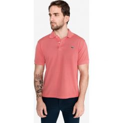 Lacoste Polo Koszulka Różowy. Różowe podkoszulki męskie Lacoste, s, bez wzorów, z bawełny, polo, bez rękawów. Za 421,95 zł.