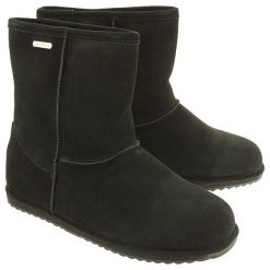 EMU AUSTRALIA T10773 Brumby Lo Teens black, botki damskie. Czarne botki damskie EMU Australia, z wełny, bez obcasa, bez zapięcia. Za 429,90 zł.