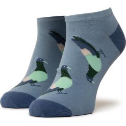 Skarpety Niskie Unisex FREAKERS - SGOL-GRG Niebieski. Niebieskie skarpetki damskie Freakers, bez wzorów, z elastanu. Za 14,99 zł.