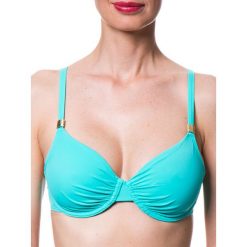 Stroje dwuczęściowe damskie: Biustonosz bikini w kolorze turkusowym