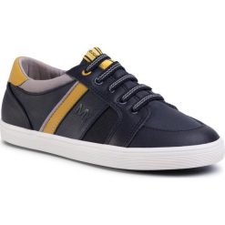 Sneakersy MAYORAL - 45201 Marino 91/1. Niebieskie trampki chłopięce Mayoral, bez wzorów, ze skóry ekologicznej, bez zapięcia. Za 189,00 zł.