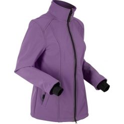 Kurtka softshell bonprix ultrafioletowy. Fioletowe kurtki damskie bonprix, bez wzorów, z softshellu, bez kaptura. Za 109,99 zł.