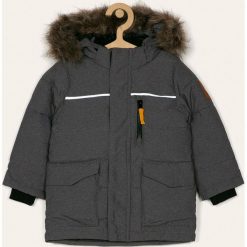 Name it - Kurtka puchowa dziecięca 92-122 cm. Niebieskie kurtki chłopięce Name it, bez wzorów, z poliesteru, krótkie, z kapturem. Za 259,90 zł.