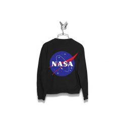 Bluza NASA Męska. Czarne bluzy damskie Failfake, m, bez wzorów, bez kołnierzyka, bez rękawów, bez kaptura. Za 170,00 zł.