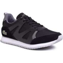 Sneakersy LACOSTE - Aesthet 120 2 Sma 7-39SMA0035237 Blk/Dk Gry. Czarne sneakersy męskie Lacoste, na co dzień, bez wzorów, ze skóry, klasyczne, bez zapięcia. W wyprzedaży za 379,00 zł.