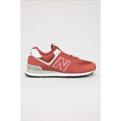 New Balance - Buty ML574ESL. Różowe buty sportowe męskie marki New Balance, ze skóry. Za 349,90 zł.