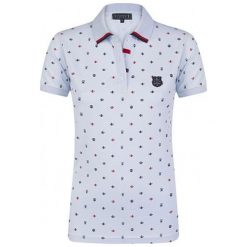 Sir Raymond Tailor Koszuka Polo Damska Placement S Niebieski. Niebieskie koszulki damskie Sir Raymond Tailor, s, z nadrukiem, polo, bez rękawów. W wyprzedaży za 75,90 zł.