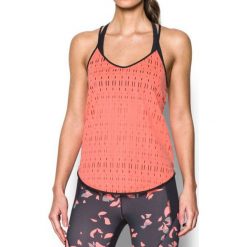 Under Armour Koszulka damska Ladder Mesh Tank Łososiowa r. M (1290467-404). Czerwone topy sportowe damskie marki Under Armour, m, z meshu. Za 122,68 zł.