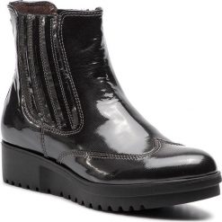 Sztyblety MARC O'POLO - 607 12935101 400 Dark Grey 930. Szare kozaki damskie marki Marc O'Polo, ze skóry, bez obcasa, bez zapięcia. W wyprzedaży za 429,00 zł.