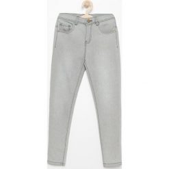 Spodnie chłopięce: Spodnie jeansowe slim fit – Jasny szar