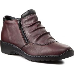 Botki damskie lity: Botki RIEKER - L6052-35 Red Combi