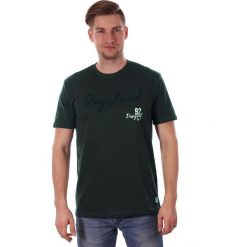 Zielony T-shirt Męski z Nadrukiem, w Napisy, Krótki Rękaw, Just Yuppi, Oliwkowa Koszulka TSJTYUP9004kol8ZIELONY. Żółte t-shirty męskie Just Yuppi, m, z nadrukiem, z tkaniny, casualowe, bez kołnierzyka, krótkie. W wyprzedaży za 44,90 zł.