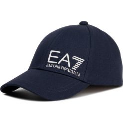 Czapka z daszkiem EA7 Emporio Armani 275936 0P010 00136. Niebieskie czapki damskie EA7 Emporio Armani, bez wzorów. Za 229,00 zł.