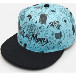 Czapka z daszkiem Rick and Morty - Turkusowy. Niebieskie czapki męskie Cropp, bez wzorów. Za 49,99 zł.
