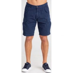 SPODENKI Trussardi Jeans. Niebieskie spodenki i szorty męskie Trussardi Jeans, m, bez wzorów, z bawełny. Za 429,00 zł.