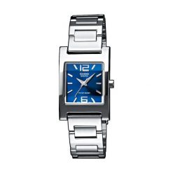 Zegarek Casio damski Sewora Quartz srebrny (LTP-1283D-2A2EF). Szare zegarki damskie CASIO, srebrne. Za 144,00 zł.