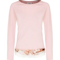 Bluza DEHA EXPRESSION. Różowe bluzy damskie Deha, w koronkowe wzory, z dzianiny. W wyprzedaży za 353,00 zł.