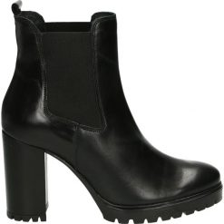 Botki - 8060K272 NER2. Czarne botki damskie skórzane Venezia. Za 399,00 zł.