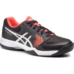 Buty ASICS - Gel-Decicate 5 E707Y Black/Silver 007. Czarne buty sportowe męskie Asics, ze skóry ekologicznej, bez zapięcia, tenisowe. Za 269,00 zł.