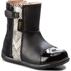 Buty dziewczęce: Kozaki GEOX – B Kaytan G.C B6451C 02285 C0023 Black/Beige