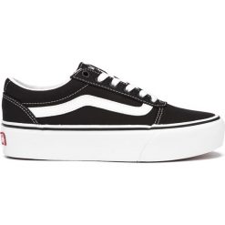 Vans Ward Tenisówki Czarny. Czarne trampki i tenisówki damskie Vans, bez wzorów, z materiału, bez zapięcia. Za 326,95 zł.