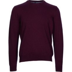 Sweter w kolorze ciemnoczerwonym. Czerwone swetry męskie Marvelis, m, z bawełny, z okrągłym kołnierzem. W wyprzedaży za 87,95 zł.