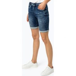 Street One - Damskie krótkie spodenki jeansowe – Bonny, niebieski. Niebieskie szorty damskie Street One, bez wzorów, z jeansu, street. Za 229,95 zł.
