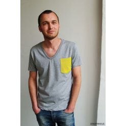 Sunny pocket - organic t-shirt. T-shirty męskie Pakamera, m, bez wzorów, z bawełny, bez kołnierzyka. Za 85,00 zł.