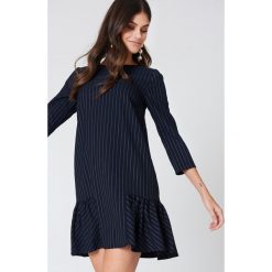 Sukienki hiszpanki: Twist & Tango Sukienka Malina – Navy