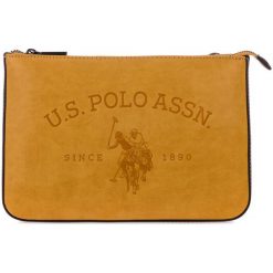 U.S. POLO ASSN. torebka damska Cowtown, żółty. Żółte torebki klasyczne damskie U.S. Polo Assn., bez wzorów, bez dodatków. Za 419,00 zł.