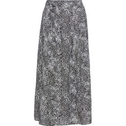 Lejąca spódnica midi bonprix czarny wzorzysty. Czarne spódniczki damskie bonprix, z aplikacjami, midi. Za 109,99 zł.