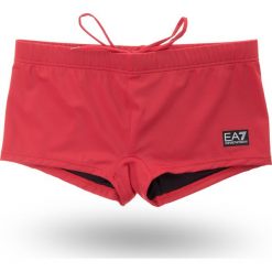 KĄPIELÓWKI EA7 Emporio Armani. Czerwone kąpielówki męskie m, z aplikacjami, z materiału. Za 209,00 zł.
