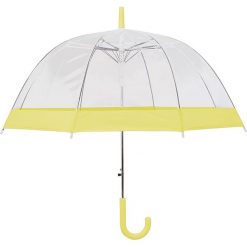 Parasol w kolorze żółtym - Ø 85 cm. Żółte parasole Le Monde du Parapluie & Co., bez wzorów. W wyprzedaży za 55,95 zł.