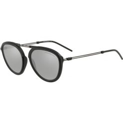 Emporio Armani - Okulary. Szare okulary przeciwsłoneczne męskie Emporio Armani, z tworzywa sztucznego. Za 629,90 zł.
