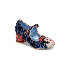 Czółenka Irregular Choice AN APPLE A DAY. Niebieskie czółenka damskie Irregular Choice, bez wzorów, bez obcasa. Za 689,00 zł.